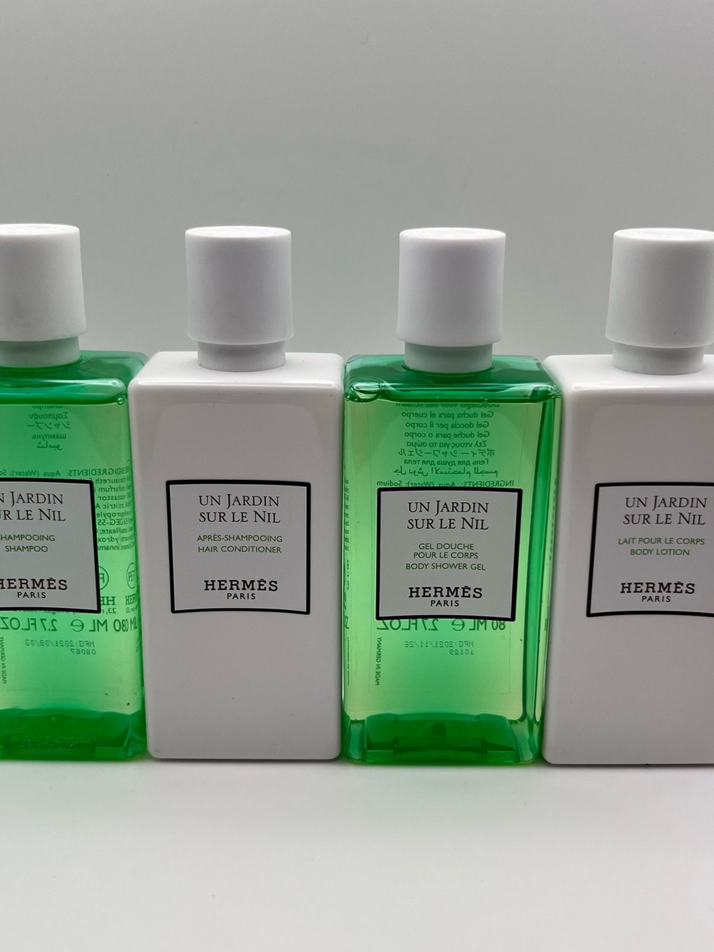 Hermès Un Jardin Sur Le Nil Bath Collection - Green & White